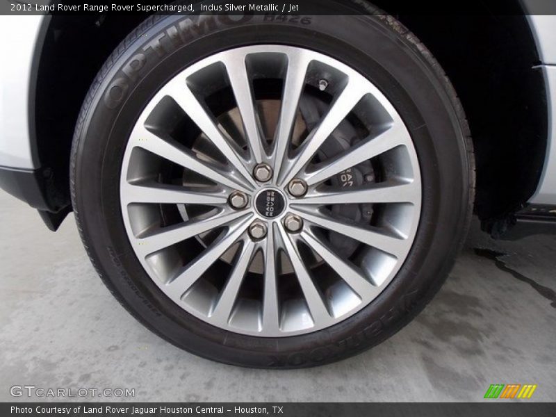 Indus Silver Metallic / Jet 2012 Land Rover Range Rover Supercharged