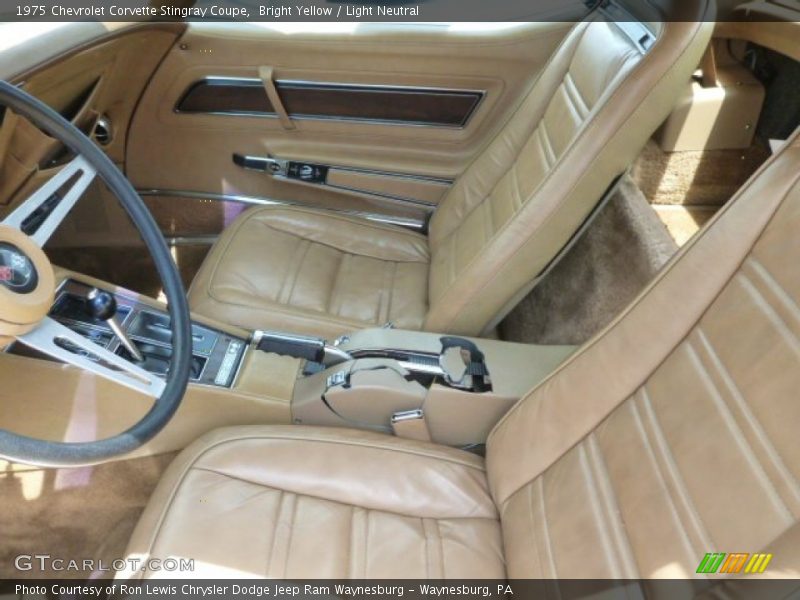  1975 Corvette Stingray Coupe Light Neutral Interior