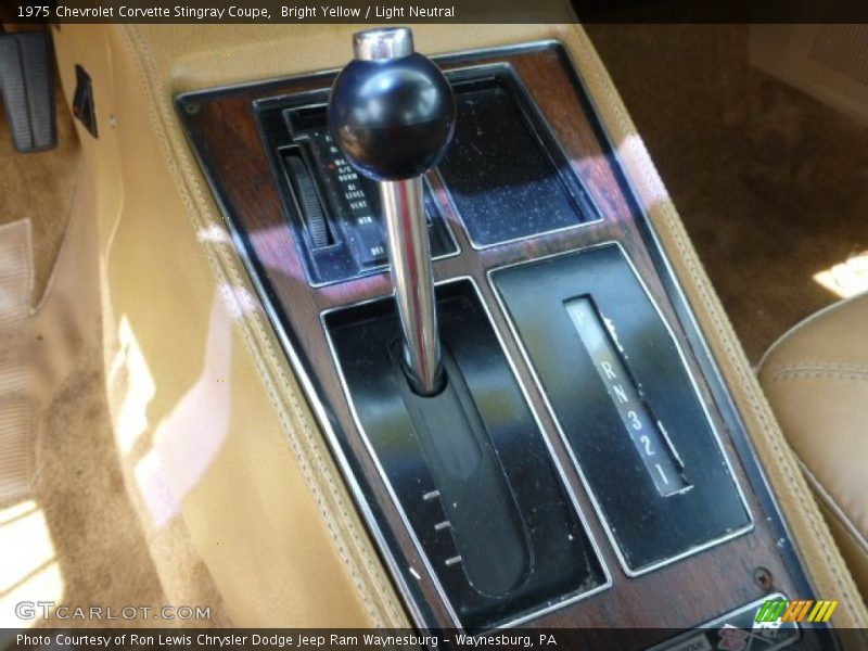  1975 Corvette Stingray Coupe Turbo Hydra-Matic Automatic Shifter