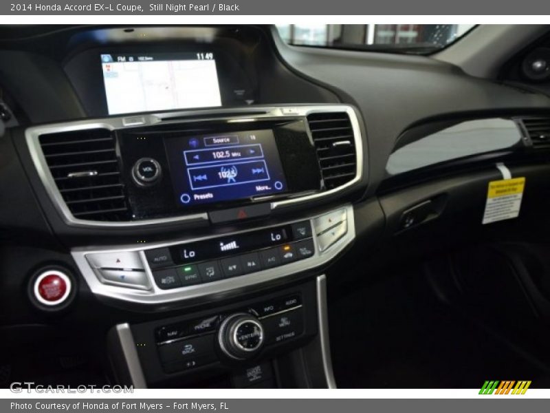 Still Night Pearl / Black 2014 Honda Accord EX-L Coupe