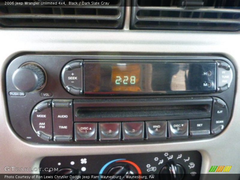 Black / Dark Slate Gray 2006 Jeep Wrangler Unlimited 4x4