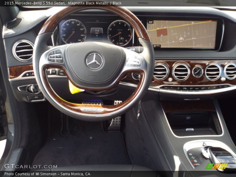 Magnetite Black Metallic / Black 2015 Mercedes-Benz S 550 Sedan