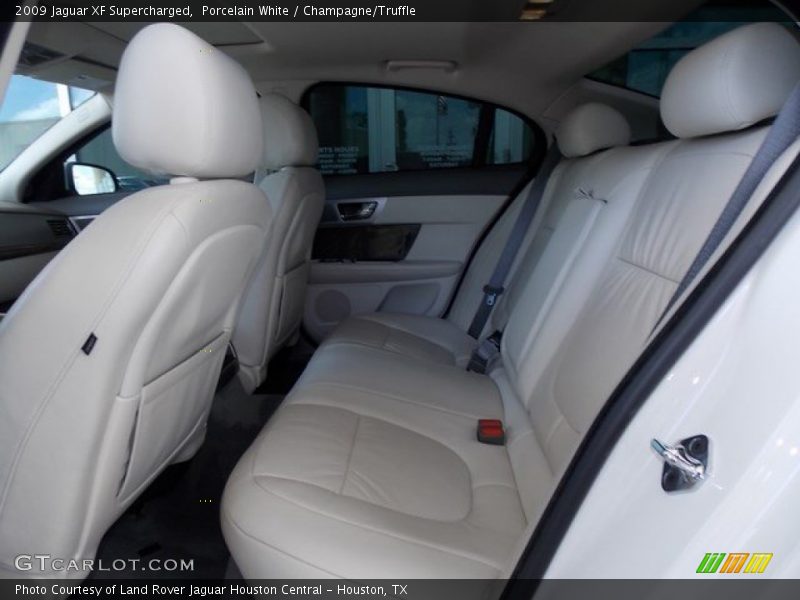 Porcelain White / Champagne/Truffle 2009 Jaguar XF Supercharged