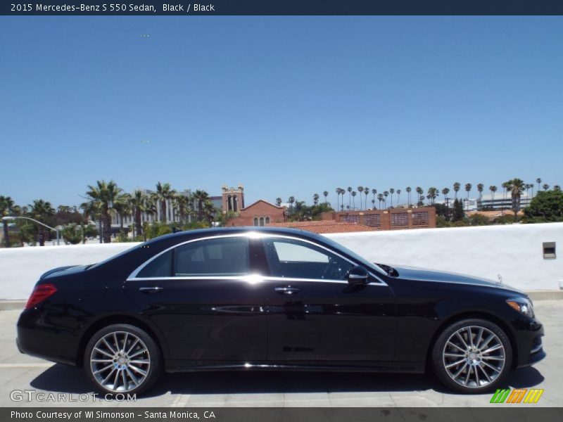 Black / Black 2015 Mercedes-Benz S 550 Sedan