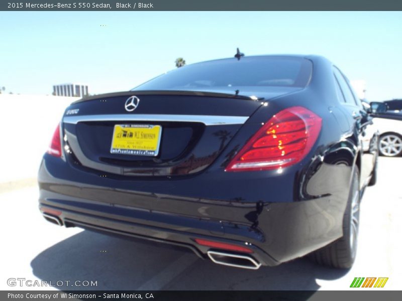 Black / Black 2015 Mercedes-Benz S 550 Sedan