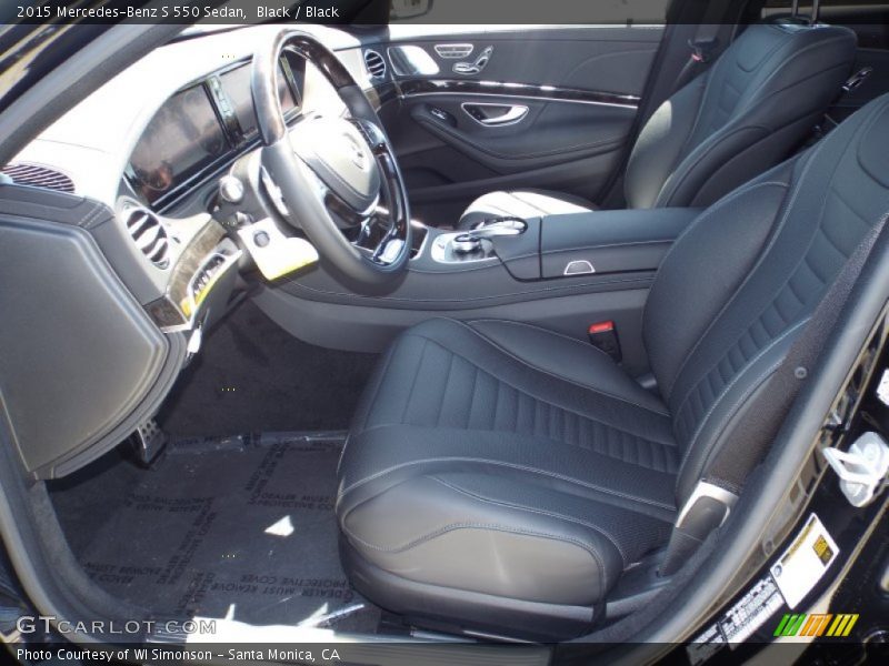 Black / Black 2015 Mercedes-Benz S 550 Sedan