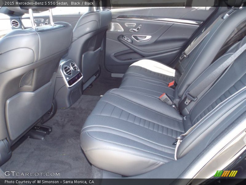 Black / Black 2015 Mercedes-Benz S 550 Sedan