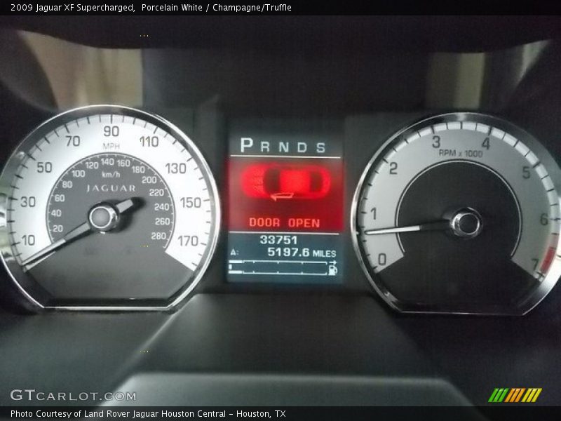 Porcelain White / Champagne/Truffle 2009 Jaguar XF Supercharged
