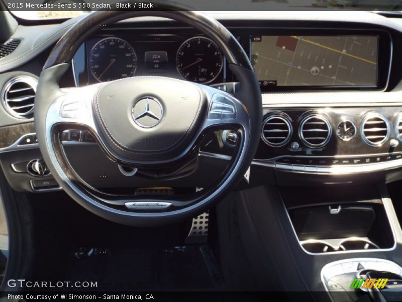 Black / Black 2015 Mercedes-Benz S 550 Sedan