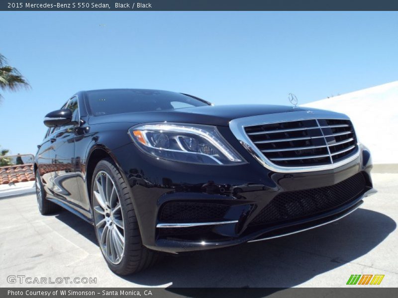 Black / Black 2015 Mercedes-Benz S 550 Sedan
