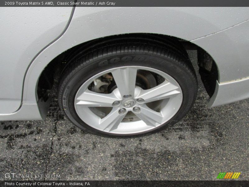 Classic Silver Metallic / Ash Gray 2009 Toyota Matrix S AWD