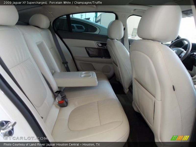 Porcelain White / Champagne/Truffle 2009 Jaguar XF Supercharged
