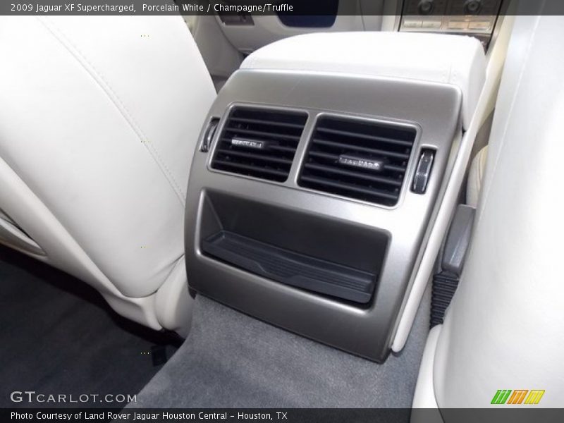 Porcelain White / Champagne/Truffle 2009 Jaguar XF Supercharged