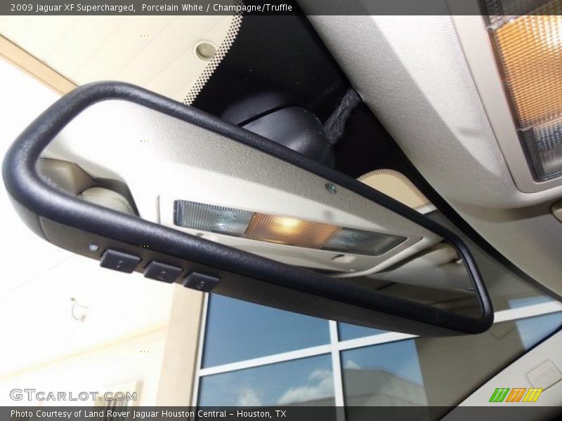 Porcelain White / Champagne/Truffle 2009 Jaguar XF Supercharged