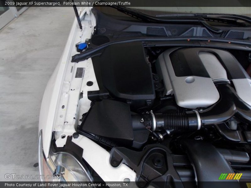 Porcelain White / Champagne/Truffle 2009 Jaguar XF Supercharged