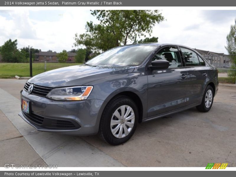 Platinum Gray Metallic / Titan Black 2014 Volkswagen Jetta S Sedan