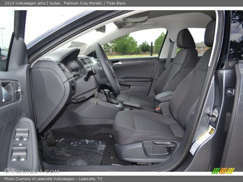 Platinum Gray Metallic / Titan Black 2014 Volkswagen Jetta S Sedan