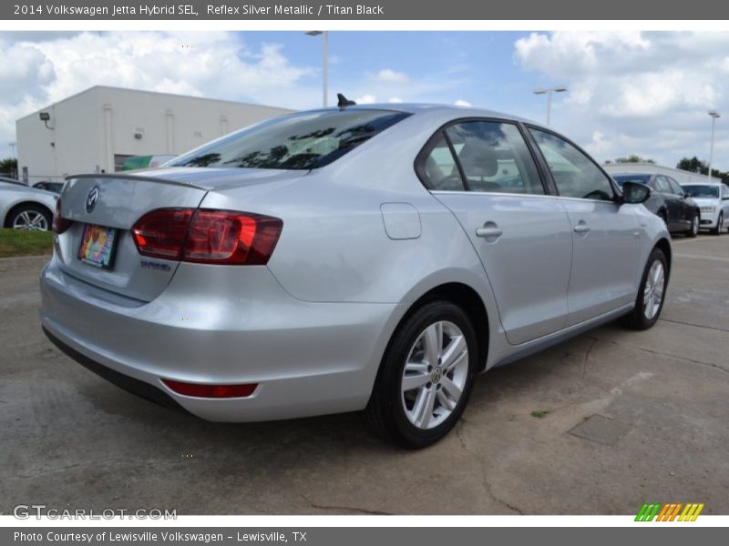 Reflex Silver Metallic / Titan Black 2014 Volkswagen Jetta Hybrid SEL