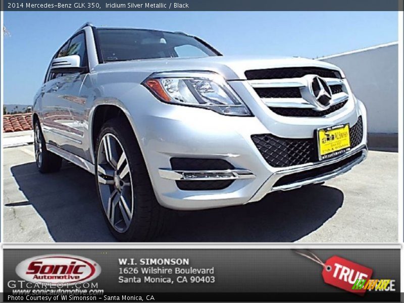 Iridium Silver Metallic / Black 2014 Mercedes-Benz GLK 350