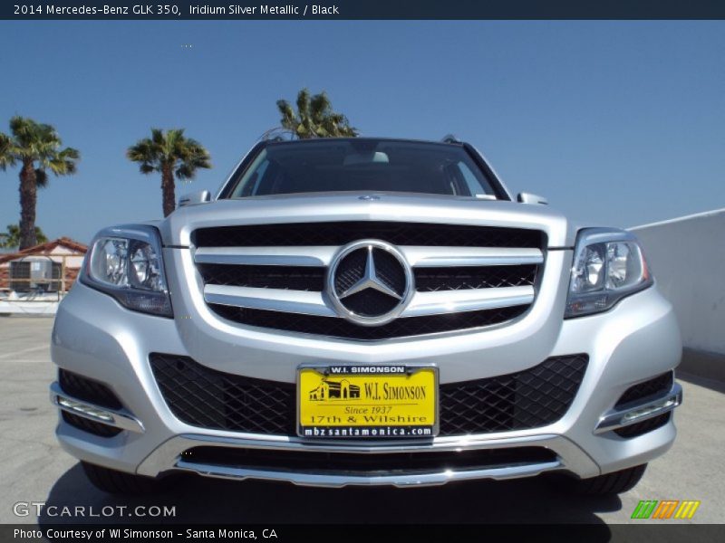 Iridium Silver Metallic / Black 2014 Mercedes-Benz GLK 350