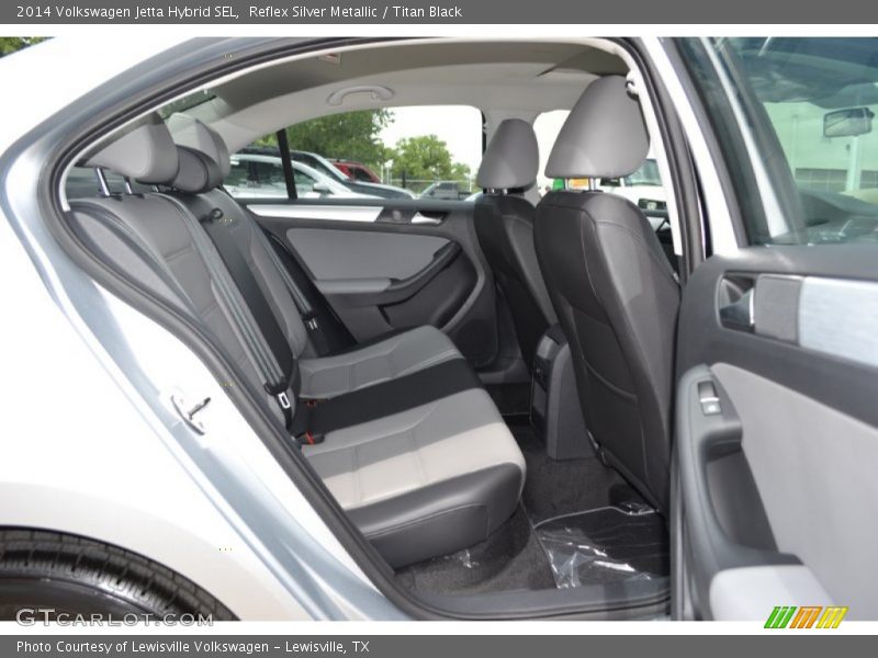 Reflex Silver Metallic / Titan Black 2014 Volkswagen Jetta Hybrid SEL