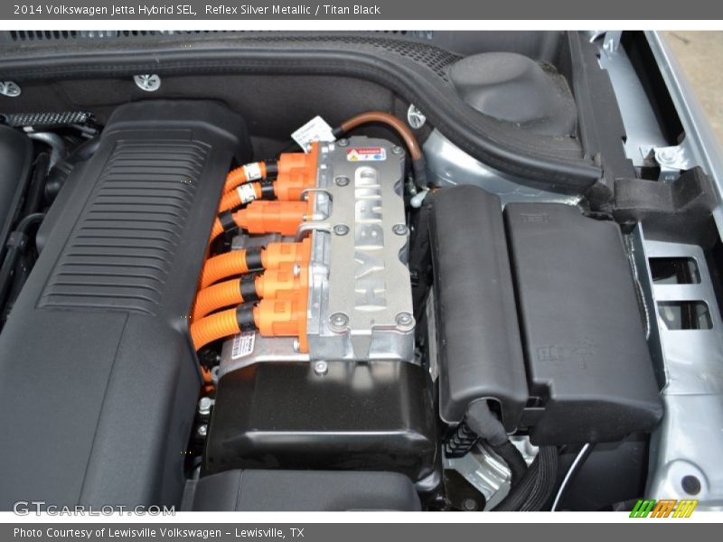 Reflex Silver Metallic / Titan Black 2014 Volkswagen Jetta Hybrid SEL