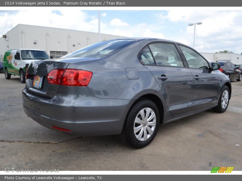 Platinum Gray Metallic / Titan Black 2014 Volkswagen Jetta S Sedan