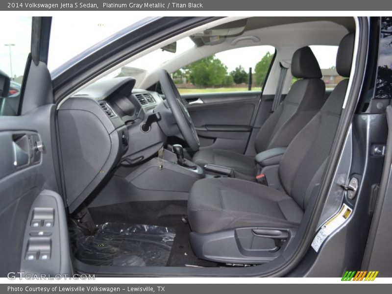 Platinum Gray Metallic / Titan Black 2014 Volkswagen Jetta S Sedan