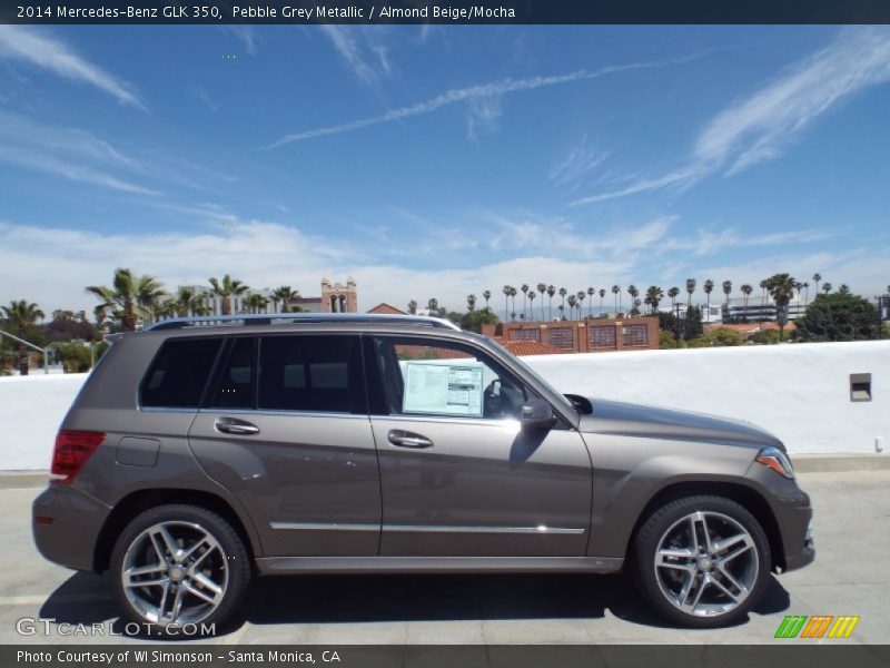 Pebble Grey Metallic / Almond Beige/Mocha 2014 Mercedes-Benz GLK 350