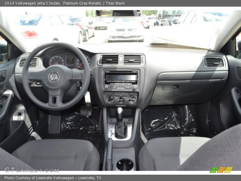 Platinum Gray Metallic / Titan Black 2014 Volkswagen Jetta S Sedan