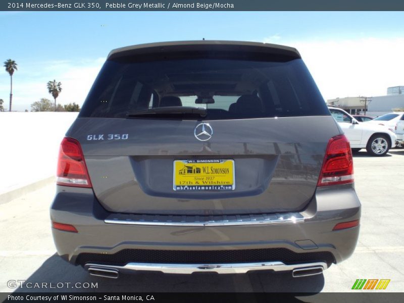 Pebble Grey Metallic / Almond Beige/Mocha 2014 Mercedes-Benz GLK 350