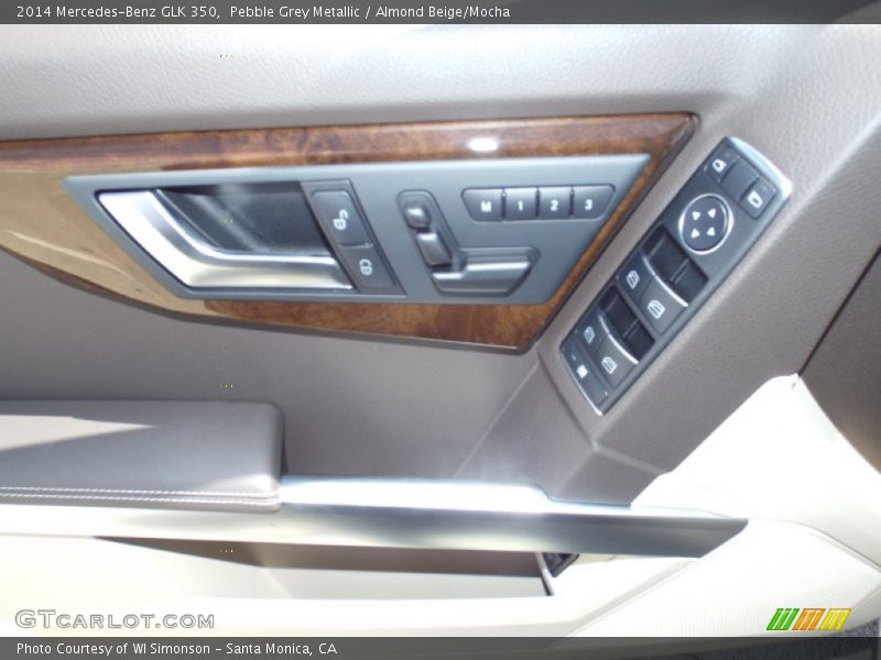 Pebble Grey Metallic / Almond Beige/Mocha 2014 Mercedes-Benz GLK 350