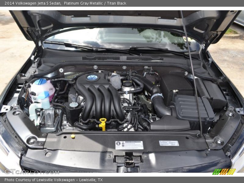 Platinum Gray Metallic / Titan Black 2014 Volkswagen Jetta S Sedan
