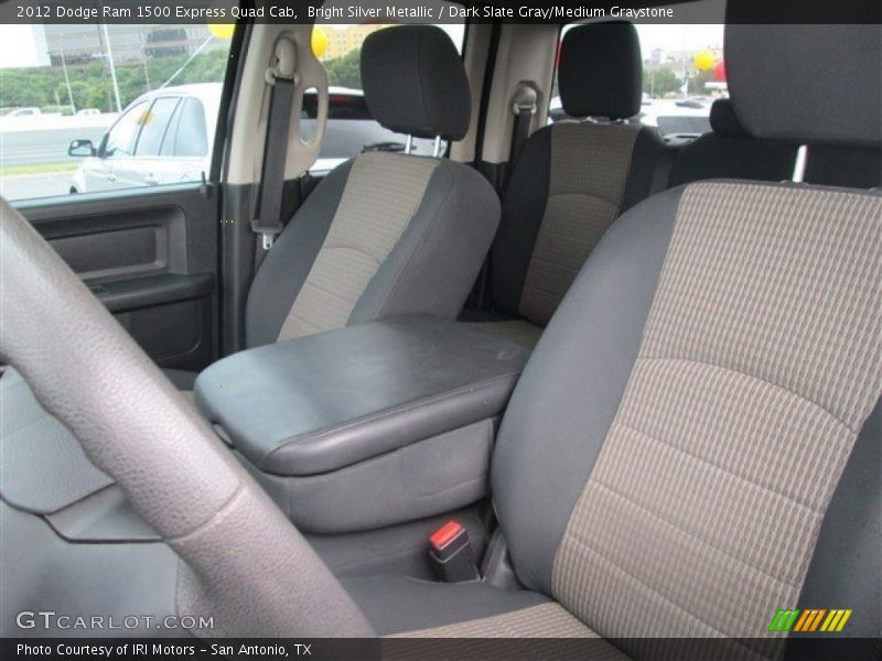 Bright Silver Metallic / Dark Slate Gray/Medium Graystone 2012 Dodge Ram 1500 Express Quad Cab