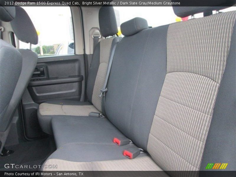 Bright Silver Metallic / Dark Slate Gray/Medium Graystone 2012 Dodge Ram 1500 Express Quad Cab