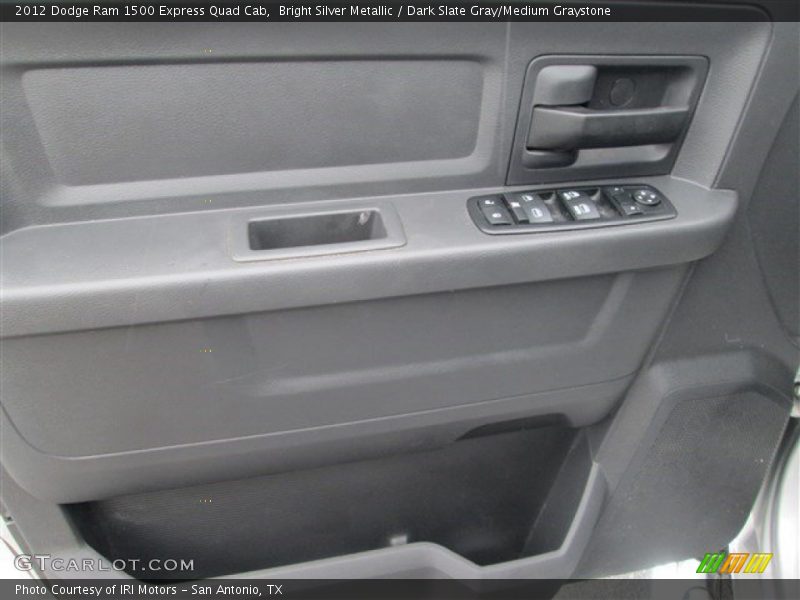 Bright Silver Metallic / Dark Slate Gray/Medium Graystone 2012 Dodge Ram 1500 Express Quad Cab