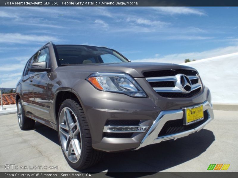 Pebble Grey Metallic / Almond Beige/Mocha 2014 Mercedes-Benz GLK 350