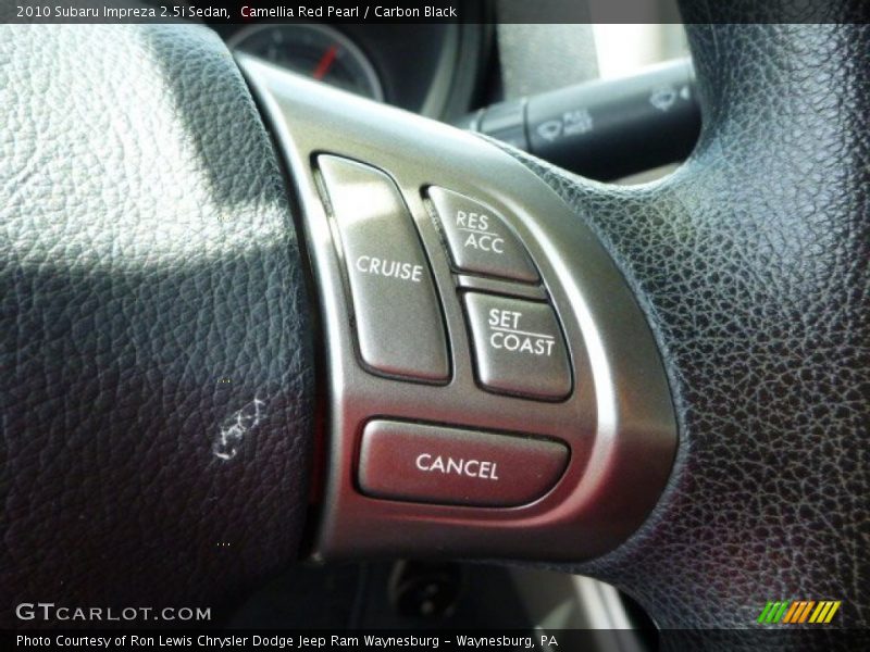 Camellia Red Pearl / Carbon Black 2010 Subaru Impreza 2.5i Sedan