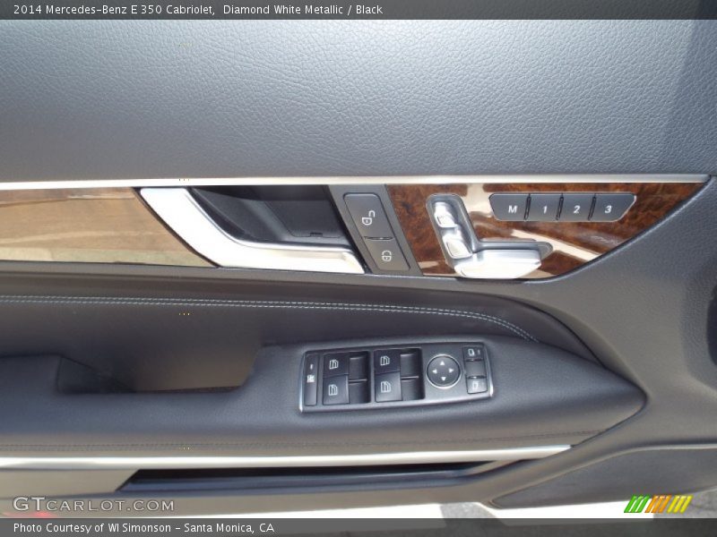 Diamond White Metallic / Black 2014 Mercedes-Benz E 350 Cabriolet