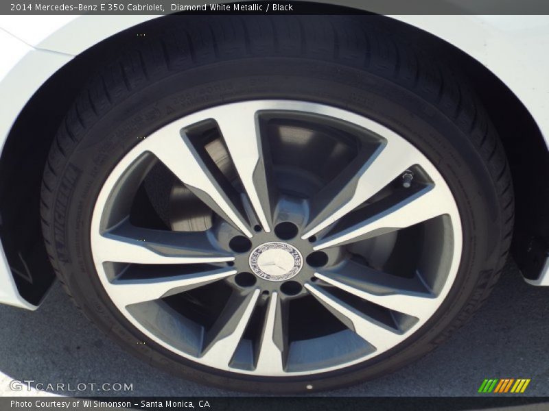 Diamond White Metallic / Black 2014 Mercedes-Benz E 350 Cabriolet