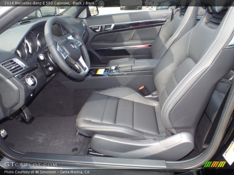 Black / Black 2014 Mercedes-Benz E 550 Cabriolet