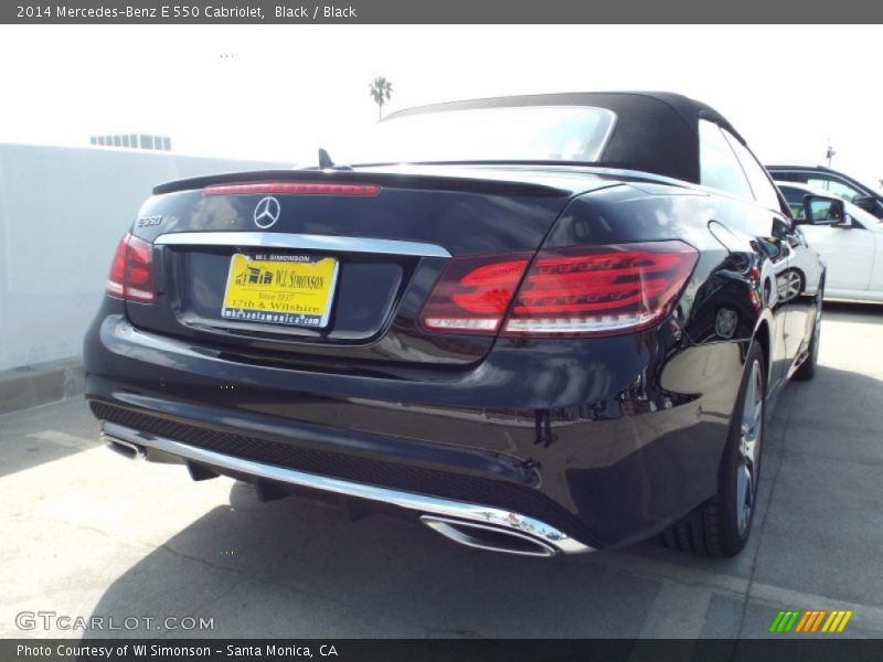 Black / Black 2014 Mercedes-Benz E 550 Cabriolet
