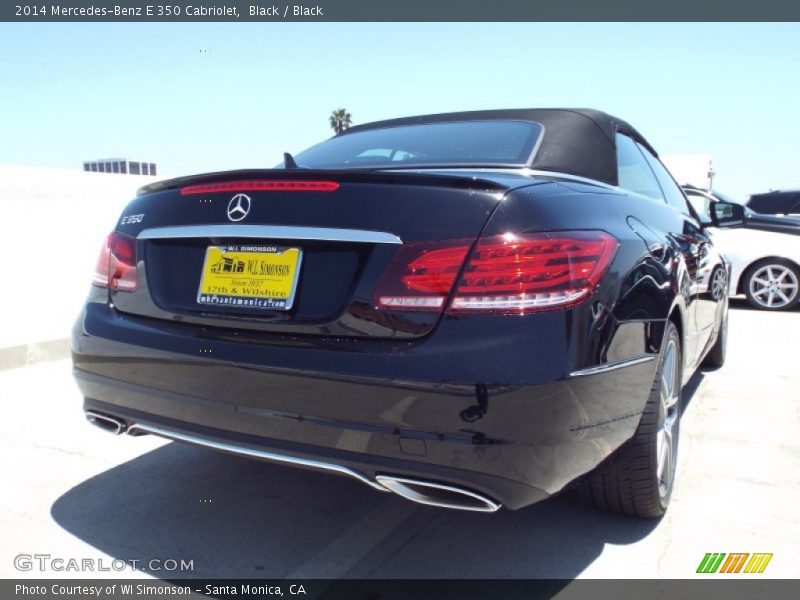 Black / Black 2014 Mercedes-Benz E 350 Cabriolet