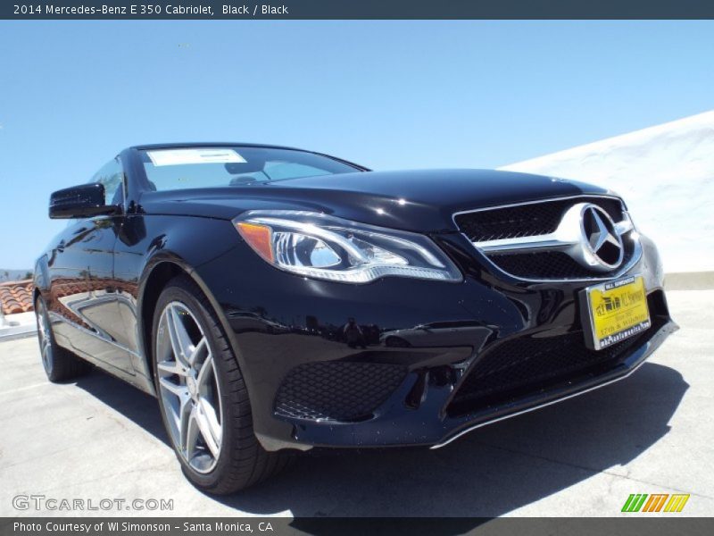 Black / Black 2014 Mercedes-Benz E 350 Cabriolet