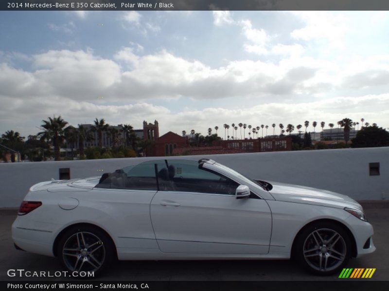 Polar White / Black 2014 Mercedes-Benz E 350 Cabriolet