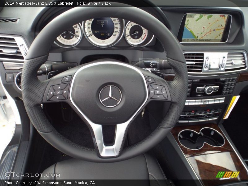 Polar White / Black 2014 Mercedes-Benz E 350 Cabriolet