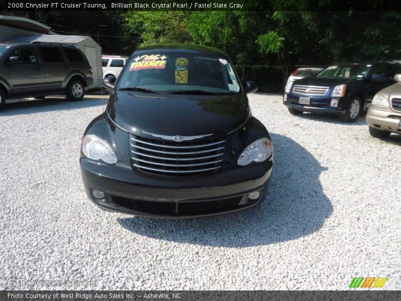 Brilliant Black Crystal Pearl / Pastel Slate Gray 2008 Chrysler PT Cruiser Touring