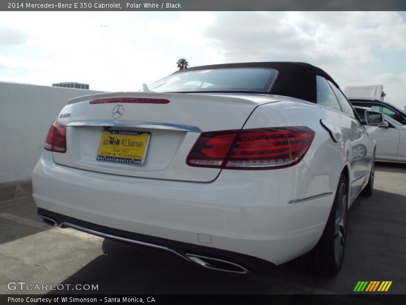 Polar White / Black 2014 Mercedes-Benz E 350 Cabriolet
