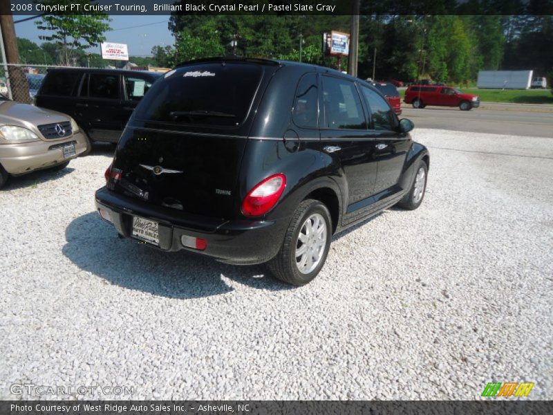 Brilliant Black Crystal Pearl / Pastel Slate Gray 2008 Chrysler PT Cruiser Touring