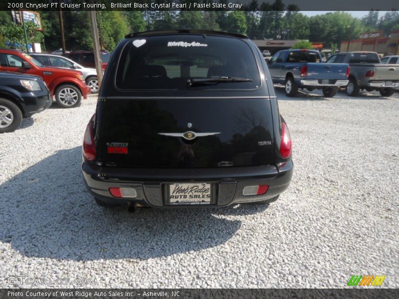 Brilliant Black Crystal Pearl / Pastel Slate Gray 2008 Chrysler PT Cruiser Touring